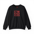 Embroidered Love Skull Sweatshirt