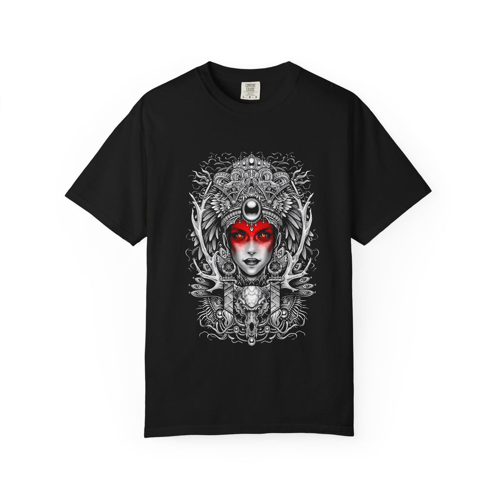 Gothic Headdress Fantasy T-Shirt