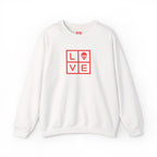 Embroidered Love Skull Sweatshirt