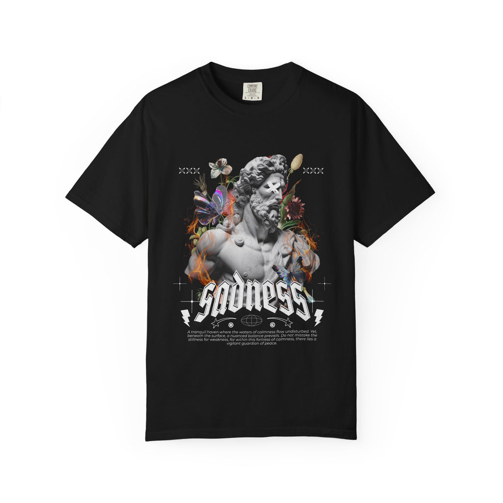 SADNESS Gothic Marble Bust T-Shirt